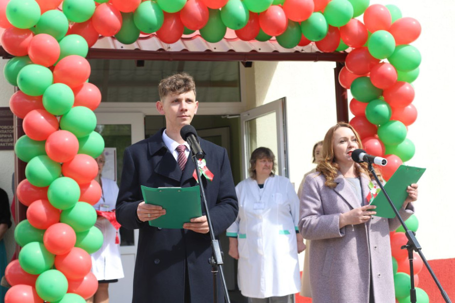Сегодня в д.Боровка  состоялось торжественное открытие после ремонта Боровской амбулатории врача общей практики