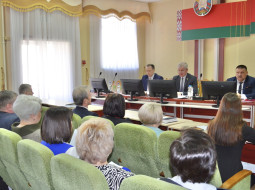 Состоялась первая организационная сессия Лепельского районного Совета депутатов двадцать девятого созыва