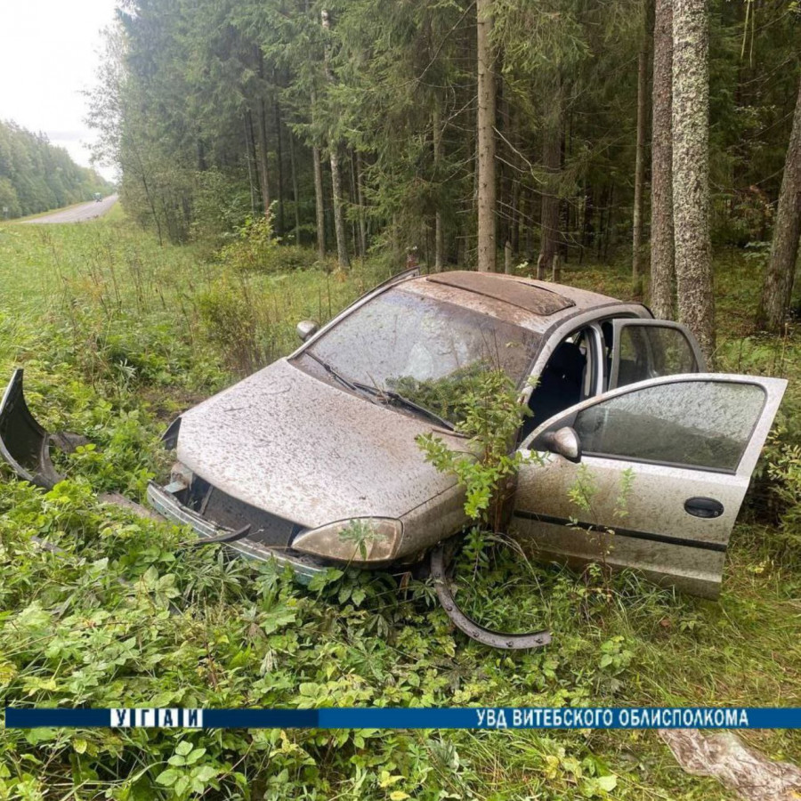 В Лепельском районе в ДТП пострадала женщина-водитель