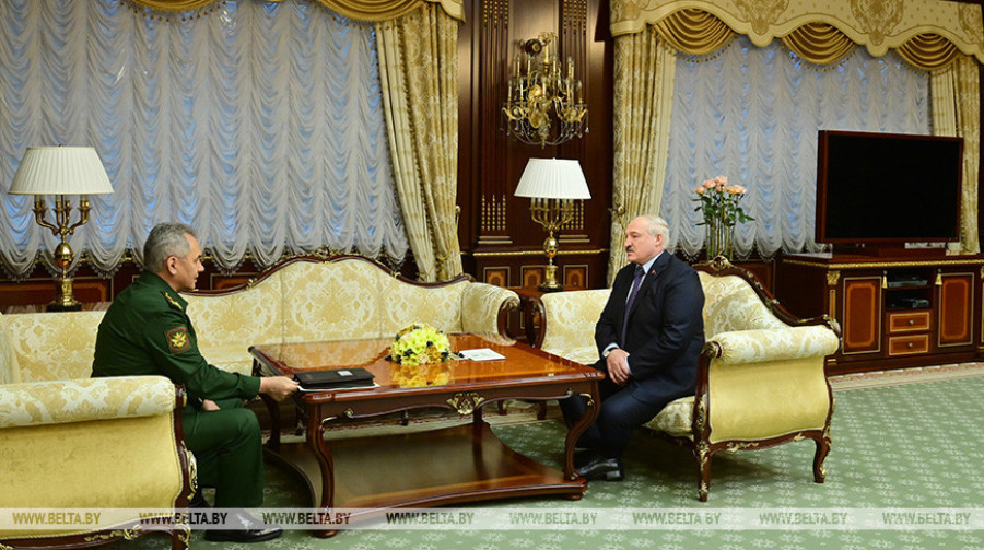 Лукашенко на встрече с Шойгу: ни вы, ни мы войны не хотели и не хотим