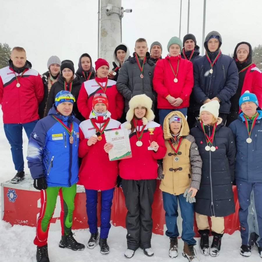Команда Лепельского района - призер областных соревнований по лыжным гонкам в рамках спартакиады среди сельских жителей