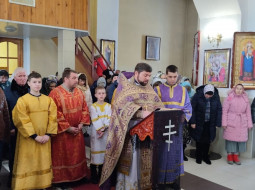 Божественная литургия  в честь праздника Торжества православия