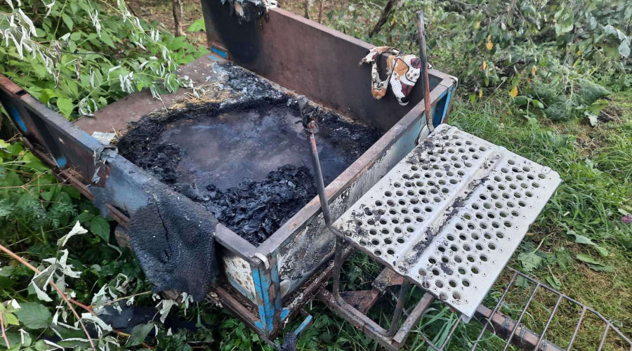 На выходных произошёл пожар в деревне Бабча Лепельского района