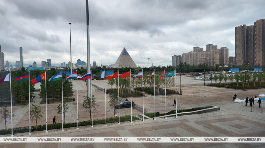Лукашенко в Астане принимает участие в саммите ШОС