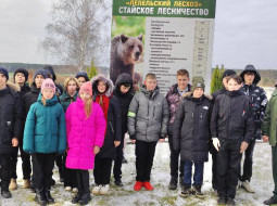 Школьники из Полсвижа посетили Лепельский лесхоз