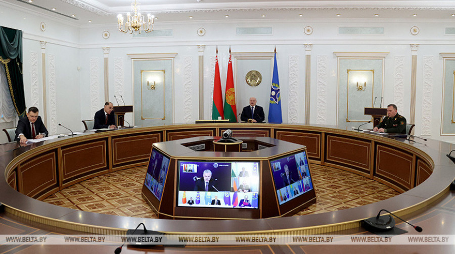 Лукашенко принял участие во внеочередной сессии Совета коллективной безопасности ОДКБ