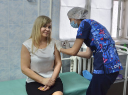 В Лепельском районе активно ведётся вакцинация против гриппа и CОVID-19