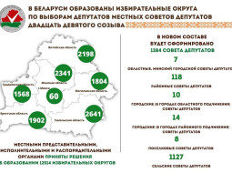В Беларуси образованы избирательные округа по выборам депутатов местных Советов