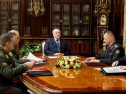 Лукашенко принял руководство МВД с докладом о состоянии оперативной обстановки в Беларуси и развитии ведомства